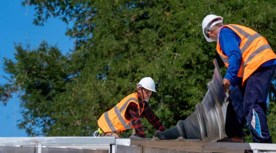 Professional metal roof installation in Martinsburg, IA